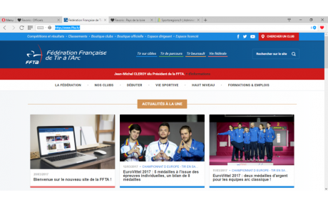 Nouveau site Internet pour notre Fédération !